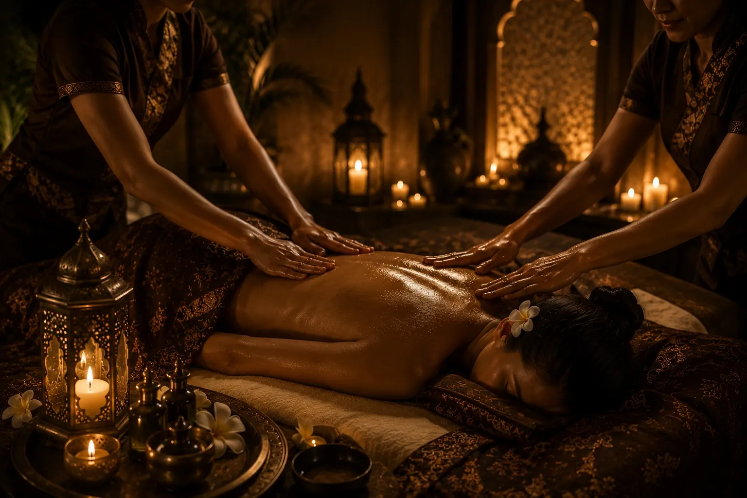 4-hand massage Dubai Business Bay